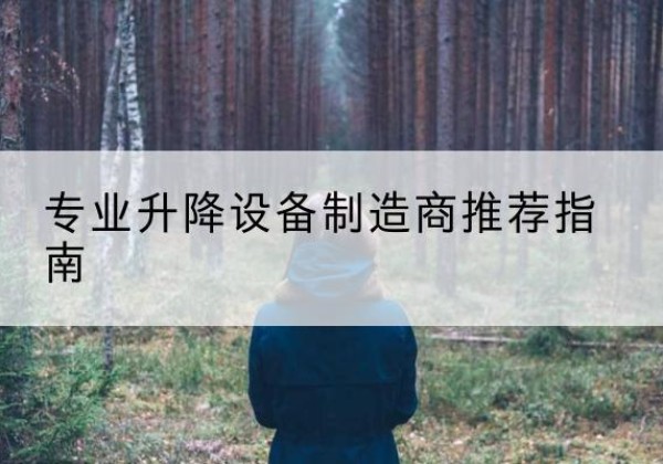 邵东电动剪叉升降平台厂家-专业升降设备制造商推荐指南
